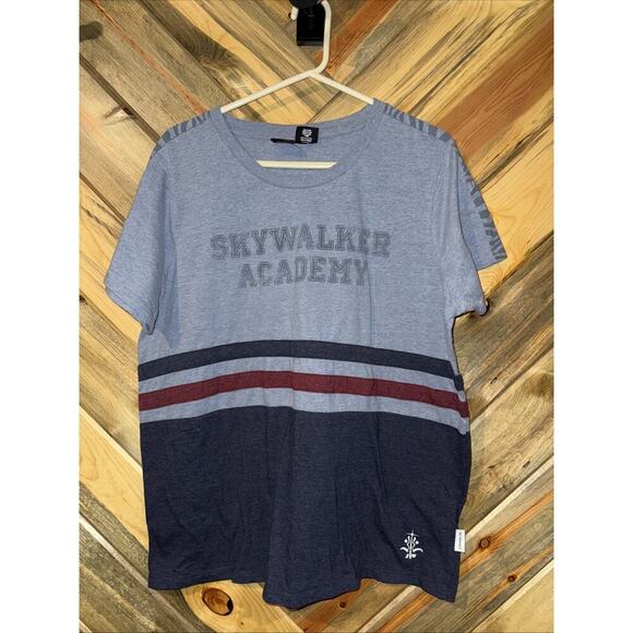 Star Wars Her Universe Skywalker Academy Shirt Womens 2X Short Sleeve Disney - Picture 1 of 4